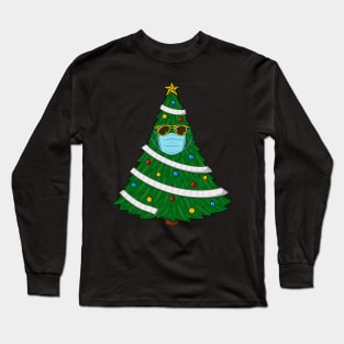 Covid Christmas - Mask Tree Long Sleeve T-Shirt